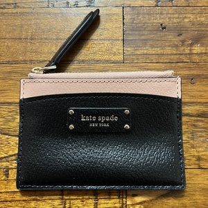 Kate Spade pink/black wallet